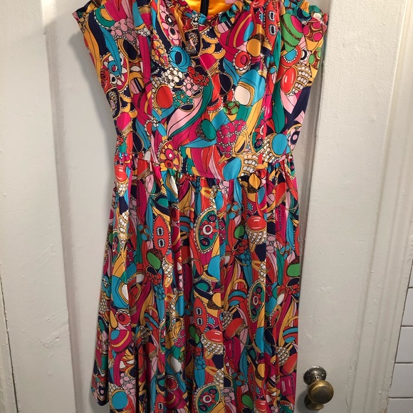 Lilly Pulitzer Bling My Chimes Strapless Dress!! - Picture 2 of 5